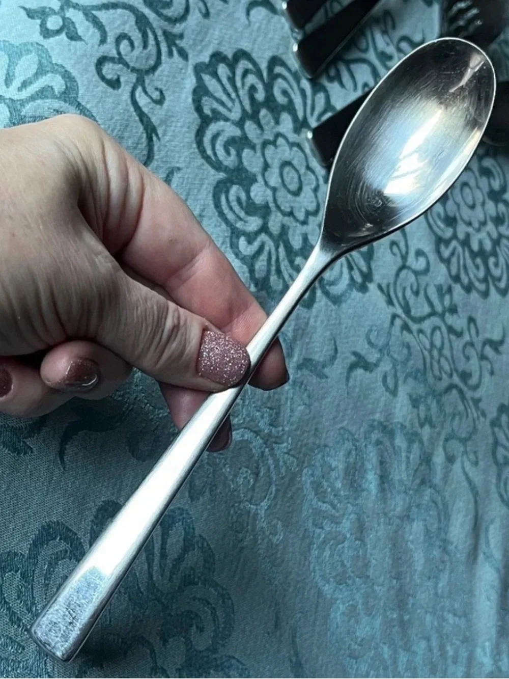 Studio William Tilia Mirror Elegant Contemporary Stainless Flatware pieces